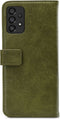 Mobilize Telefoonhoesje geschikt voor Samsung Galaxy A33 Hoesje | Mobilize Elite Gelly Bookcase Portemonnee | Pasjeshouder voor 3 Pasjes | Telefoonhoesje voor Pinpas / OV Kaart / Rijbewijs - Groen
