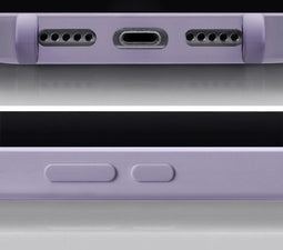 Mobilize Telefoonhoesje geschikt voor Samsung Galaxy A35 Flexibel TPU | Mobilize Lanyard Gelly Hoesje met koord - Pastel Purple | Paars