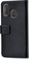 Mobilize Telefoonhoesje geschikt voor Samsung Galaxy A40 Hoesje | Mobilize Classic Gelly Wallet Bookcase Portemonnee | Pasjeshouder voor 2 Pasjes | Telefoonhoesje voor Pinpas / OV Kaart / Rijbewijs - Zwart