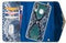 Mobilize Telefoonhoesje geschikt voor Samsung Galaxy A40 Hoesje | Mobilize Gelly Velvet Uitneembare 2in1 Clutch | Pasjeshouder voor 3 Pasjes | Telefoonhoesje voor Pinpas / OV Kaart / Rijbewijs - Royal Blue Snake | Blauw