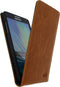 Mobilize Telefoonhoesje geschikt voor Samsung Galaxy A5 (2015) Hoesje | Mobilize Premium Magnet Flipcase - Bruin