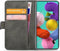Mobilize Telefoonhoesje geschikt voor Samsung Galaxy A52 Hoesje | Mobilize Classic Gelly Wallet Bookcase Portemonnee | Pasjeshouder voor 2 Pasjes | Telefoonhoesje voor Pinpas / OV Kaart / Rijbewijs - Zwart