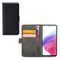 Mobilize Telefoonhoesje geschikt voor Samsung Galaxy A53 Hoesje | Mobilize Classic Gelly Wallet Bookcase Portemonnee | Pasjeshouder voor 2 Pasjes | Telefoonhoesje voor Pinpas / OV Kaart / Rijbewijs - Zwart