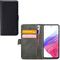 Mobilize Telefoonhoesje geschikt voor Samsung Galaxy A53 Hoesje | Mobilize Classic Gelly Wallet Bookcase Portemonnee | Pasjeshouder voor 2 Pasjes | Telefoonhoesje voor Pinpas / OV Kaart / Rijbewijs - Zwart