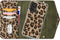 Mobilize Telefoonhoesje geschikt voor Samsung Galaxy A53 Hoesje | Mobilize Gelly Uitneembare 2in1 Clutch | Pasjeshouder voor 3 Pasjes | Telefoonhoesje voor Pinpas / OV Kaart / Rijbewijs - Green Leopard | Groen