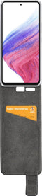 Mobilize Telefoonhoesje geschikt voor Samsung Galaxy A53 Hoesje | Mobilize Classic Gelly Flipcase | Pasjeshouder voor 1 Pasje | Telefoonhoesje voor Pinpas / OV Kaart / Rijbewijs - Zwart