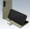 Mobilize Telefoonhoesje geschikt voor Samsung Galaxy A55 Hoesje | Mobilize Premium Gelly Wallet Bookcase Portemonnee | Pasjeshouder voor 3 Pasjes | Telefoonhoesje voor Pinpas / OV Kaart / Rijbewijs - Groen