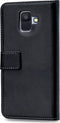 Mobilize Telefoonhoesje geschikt voor Samsung Galaxy A6 (2018) Hoesje | Mobilize Classic Gelly Wallet Bookcase Portemonnee | Pasjeshouder voor 2 Pasjes | Telefoonhoesje voor Pinpas / OV Kaart / Rijbewijs - Zwart