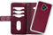 Mobilize Telefoonhoesje geschikt voor Samsung Galaxy A6 (2018) Hoesje | Mobilize Gelly Zipper Uitneembare 2in1 Clutch | Pasjeshouder voor 3 Pasjes | Telefoonhoesje voor Pinpas / OV Kaart / Rijbewijs - Bordeaux | Bordeaux rood