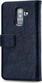Mobilize Telefoonhoesje geschikt voor Samsung Galaxy A6 Plus (2018) Hoesje | Mobilize Elite Gelly Bookcase Portemonnee | Pasjeshouder voor 3 Pasjes | Telefoonhoesje voor Pinpas / OV Kaart / Rijbewijs - Blauw