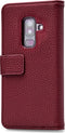 Mobilize Telefoonhoesje geschikt voor Samsung Galaxy A6 Plus (2018) Hoesje | Mobilize Elite Gelly Bookcase Portemonnee | Pasjeshouder voor 3 Pasjes | Telefoonhoesje voor Pinpas / OV Kaart / Rijbewijs - Bordeaux Rood