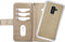 Mobilize Telefoonhoesje geschikt voor Samsung Galaxy A6 Plus (2018) Hoesje | Mobilize Gelly Zipper Uitneembare 2in1 Clutch | Pasjeshouder voor 3 Pasjes | Telefoonhoesje voor Pinpas / OV Kaart / Rijbewijs - Latte | Bruin