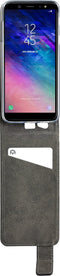 Mobilize Telefoonhoesje geschikt voor Samsung Galaxy A6 Plus (2018) Hoesje | Mobilize Classic Gelly Bookcase | Pasjeshouder voor 1 Pasje | Telefoonhoesje voor Pinpas / OV Kaart / Rijbewijs - Zwart
