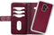 Mobilize Telefoonhoesje geschikt voor Samsung Galaxy A6 Plus (2018) Hoesje | Mobilize Gelly Zipper Uitneembare 2in1 Clutch | Pasjeshouder voor 3 Pasjes | Telefoonhoesje voor Pinpas / OV Kaart / Rijbewijs - Bordeaux | Rood