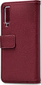 Mobilize Telefoonhoesje geschikt voor Samsung Galaxy A7 (2018) Hoesje | Mobilize Elite Gelly Bookcase Portemonnee | Pasjeshouder voor 3 Pasjes | Telefoonhoesje voor Pinpas / OV Kaart / Rijbewijs - Bordeaux Rood