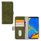 Mobilize Telefoonhoesje geschikt voor Samsung Galaxy A7 (2018) Hoesje | Mobilize Elite Gelly Bookcase Portemonnee | Pasjeshouder voor 3 Pasjes | Telefoonhoesje voor Pinpas / OV Kaart / Rijbewijs - Groen