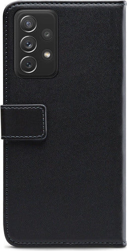 Mobilize Telefoonhoesje geschikt voor Samsung Galaxy A72 Hoesje | Mobilize Classic Gelly Wallet Bookcase Portemonnee | Pasjeshouder voor 2 Pasjes | Telefoonhoesje voor Pinpas / OV Kaart / Rijbewijs - Zwart