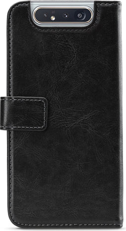 Mobilize Telefoonhoesje geschikt voor Samsung Galaxy A80 Hoesje | Mobilize Elite Gelly Bookcase | Pasjeshouder voor 3 Pasjes | Telefoonhoesje voor Pinpas / OV Kaart / Rijbewijs - Zwart