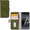Mobilize Telefoonhoesje geschikt voor Samsung Galaxy A80 Hoesje | Mobilize Elite Gelly Bookcase | Pasjeshouder voor 3 Pasjes | Telefoonhoesje voor Pinpas / OV Kaart / Rijbewijs - Groen