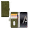 Mobilize Telefoonhoesje geschikt voor Samsung Galaxy A80 Hoesje | Mobilize Elite Gelly Bookcase | Pasjeshouder voor 3 Pasjes | Telefoonhoesje voor Pinpas / OV Kaart / Rijbewijs - Groen