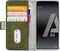 Mobilize Telefoonhoesje geschikt voor Samsung Galaxy A80 Hoesje | Mobilize Elite Gelly Bookcase | Pasjeshouder voor 3 Pasjes | Telefoonhoesje voor Pinpas / OV Kaart / Rijbewijs - Groen