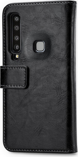 Mobilize Telefoonhoesje geschikt voor Samsung Galaxy A9 (2018) Hoesje | Mobilize Elite Gelly Bookcase | Pasjeshouder voor 3 Pasjes | Telefoonhoesje voor Pinpas / OV Kaart / Rijbewijs - Zwart