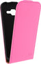 Mobilize Telefoonhoesje geschikt voor Samsung Galaxy Core Prime Hoesje | Mobilize Ultra Slim Flip Flipcase - Fuchsia | Roze
