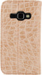 Mobilize Telefoonhoesje geschikt voor Samsung Galaxy J1 (2016) Hoesje | Mobilize Premium Book Bookcase | Pasjeshouder voor 1 Pasje | Telefoonhoesje voor Pinpas / OV Kaart / Rijbewijs - Roze
