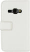 Mobilize Telefoonhoesje geschikt voor Samsung Galaxy J1 (2016) Hoesje | Mobilize Classic Gelly Wallet Bookcase Portemonnee | Pasjeshouder voor 2 Pasjes | Telefoonhoesje voor Pinpas / OV Kaart / Rijbewijs - Wit