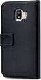 Mobilize Telefoonhoesje geschikt voor Samsung Galaxy J2 Pro Hoesje | Mobilize Classic Gelly Wallet Bookcase Portemonnee | Pasjeshouder voor 2 Pasjes | Telefoonhoesje voor Pinpas / OV Kaart / Rijbewijs - Zwart