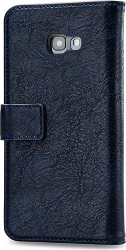 Mobilize Telefoonhoesje geschikt voor Samsung Galaxy J4 Plus Hoesje | Mobilize Elite Gelly Bookcase | Pasjeshouder voor 3 Pasjes | Telefoonhoesje voor Pinpas / OV Kaart / Rijbewijs - Blauw