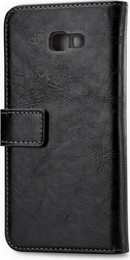 Mobilize Telefoonhoesje geschikt voor Samsung Galaxy J4 Plus Hoesje | Mobilize Elite Gelly Bookcase Portemonnee | Pasjeshouder voor 3 Pasjes | Telefoonhoesje voor Pinpas / OV Kaart / Rijbewijs - Zwart