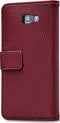 Mobilize Telefoonhoesje geschikt voor Samsung Galaxy J4 Plus Hoesje | Mobilize Elite Gelly Bookcase | Pasjeshouder voor 3 Pasjes | Telefoonhoesje voor Pinpas / OV Kaart / Rijbewijs - Bordeaux Rood