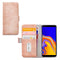 Mobilize Telefoonhoesje geschikt voor Samsung Galaxy J4 Plus Hoesje | Mobilize Elite Gelly Bookcase | Pasjeshouder voor 3 Pasjes | Telefoonhoesje voor Pinpas / OV Kaart / Rijbewijs - Soft Pink | Roze