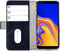 Mobilize Telefoonhoesje geschikt voor Samsung Galaxy J4 Plus Hoesje | Mobilize Elite Gelly Bookcase | Pasjeshouder voor 3 Pasjes | Telefoonhoesje voor Pinpas / OV Kaart / Rijbewijs - Blauw