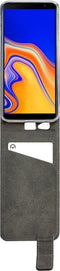 Mobilize Telefoonhoesje geschikt voor Samsung Galaxy J4 Plus Hoesje | Mobilize Classic Gelly Bookcase | Pasjeshouder voor 1 Pasje | Telefoonhoesje voor Pinpas / OV Kaart / Rijbewijs - Zwart
