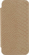 Mobilize Telefoonhoesje geschikt voor Samsung Galaxy J5 (2015) Hoesje TPU,Kunstleer | Mobilize Slim Booklet Bookcase | Pasjeshouder voor 1 Pasje | Telefoonhoesje voor Pinpas / OV Kaart / Rijbewijs - Snake Creamy Rose | Bruin