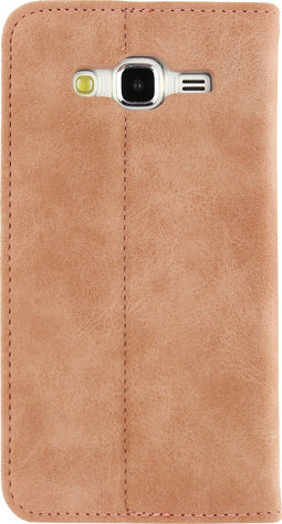 Mobilize Telefoonhoesje geschikt voor Samsung Galaxy J5 (2015) Hoesje | Mobilize Premium Magnet Bookcase | Pasjeshouder voor 1 Pasje | Telefoonhoesje voor Pinpas / OV Kaart / Rijbewijs - Roze