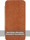 Mobilize Telefoonhoesje geschikt voor Samsung Galaxy J5 (2015) Hoesje | Mobilize Slim Booklet Bookcase | Pasjeshouder voor 1 Pasje | Telefoonhoesje voor Pinpas / OV Kaart / Rijbewijs - Snake Apricot | Bruin