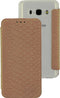 Mobilize Telefoonhoesje geschikt voor Samsung Galaxy J5 (2016) Hoesje | Mobilize Slim Gelly Bookcase - Snake Creamy Rose | Bruin