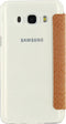 Mobilize Telefoonhoesje geschikt voor Samsung Galaxy J5 (2016) Hoesje | Mobilize Slim Gelly Bookcase - Snake Apricot | Bruin