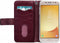Mobilize Telefoonhoesje geschikt voor Samsung Galaxy J5 (2017) Hoesje | Mobilize Gelly Zipper Uitneembare 2in1 Clutch | Pasjeshouder voor 3 Pasjes | Telefoonhoesje voor Pinpas / OV Kaart / Rijbewijs - Bordeaux | Bordeaux rood