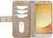 Mobilize Telefoonhoesje geschikt voor Samsung Galaxy J5 (2017) Hoesje | Mobilize Gelly Zipper Uitneembare 2in1 Clutch | Pasjeshouder voor 3 Pasjes | Telefoonhoesje voor Pinpas / OV Kaart / Rijbewijs - Latte | Taupe