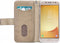 Mobilize Telefoonhoesje geschikt voor Samsung Galaxy J5 (2017) Hoesje | Mobilize Gelly Zipper Uitneembare 2in1 Clutch | Pasjeshouder voor 3 Pasjes | Telefoonhoesje voor Pinpas / OV Kaart / Rijbewijs - Latte | Taupe