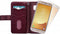 Mobilize Telefoonhoesje geschikt voor Samsung Galaxy J5 (2017) Hoesje | Mobilize Gelly Zipper Uitneembare 2in1 Clutch | Pasjeshouder voor 3 Pasjes | Telefoonhoesje voor Pinpas / OV Kaart / Rijbewijs - Bordeaux | Bordeaux rood