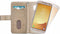 Mobilize Telefoonhoesje geschikt voor Samsung Galaxy J5 (2017) Hoesje | Mobilize Gelly Zipper Uitneembare 2in1 Clutch | Pasjeshouder voor 3 Pasjes | Telefoonhoesje voor Pinpas / OV Kaart / Rijbewijs - Latte | Taupe