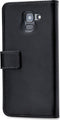 Mobilize Telefoonhoesje geschikt voor Samsung Galaxy J6 (2018) Hoesje | Mobilize Classic Gelly Wallet Bookcase Portemonnee | Pasjeshouder voor 2 Pasjes | Telefoonhoesje voor Pinpas / OV Kaart / Rijbewijs - Zwart