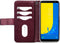 Mobilize Telefoonhoesje geschikt voor Samsung Galaxy J6 (2018) Hoesje | Mobilize Gelly Velvet Uitneembare 2in1 Clutch | Pasjeshouder voor 3 Pasjes | Telefoonhoesje voor Pinpas / OV Kaart / Rijbewijs - Bordeaux | Bordeaux rood