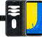 Mobilize Telefoonhoesje geschikt voor Samsung Galaxy J6 (2018) Hoesje | Mobilize Magnet Uitneembare 2in1 Bookcase | Pasjeshouder voor 3 Pasjes | Telefoonhoesje voor Pinpas / OV Kaart / Rijbewijs - Zwart