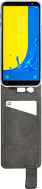 Mobilize Telefoonhoesje geschikt voor Samsung Galaxy J6 (2018) Hoesje | Mobilize Classic Gelly Bookcase | Pasjeshouder voor 1 Pasje | Telefoonhoesje voor Pinpas / OV Kaart / Rijbewijs - Zwart